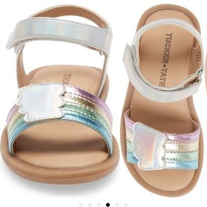 Tucker + Tate rainbow toddler sandals 5